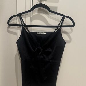 Abercrombie & Fitch Black Satin Blouse